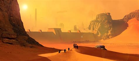 Arrakis Shield Wall by Duncan Halleck | Dune art, Sci fi wallpaper ...