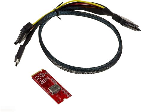 OCULINK SFF-8612 to M2 PCIe M Key 4 Lane Adapter Converter SFF-8611 to SFF-8639 Cord for SSD ...