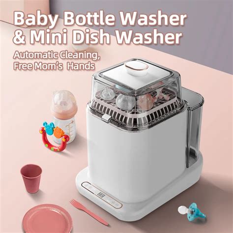 Electric Baby Feeding Bottle Washer Machine Baby Bottle Dryer Mini ...