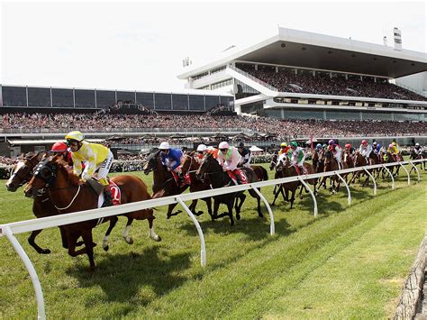 Horse racing, Melbourne, Victoria, Australia