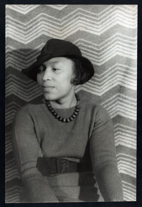 Portrait of Zora Neale Hurston by Carl Van Vechten in 1938, Courtesy of the University of ...