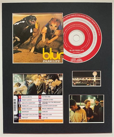 BLUR Parklife Album Display With Authentic Cd | Etsy