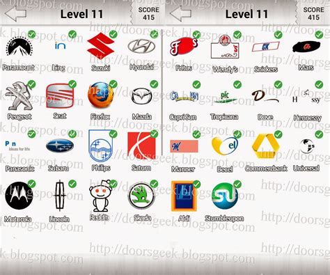 Logo Quiz! Deluxe Level 11 (Candy Logo) ~ Doors Geek