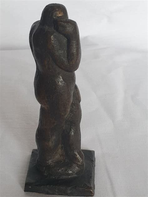 E. - Figure (1) - Art Deco - Bronze - Catawiki