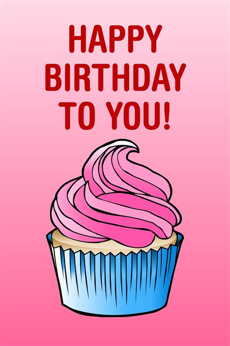 Balloner Birthday Balloons Cupcake Illustration, Happy Birthday To You, Cupcake Clipart