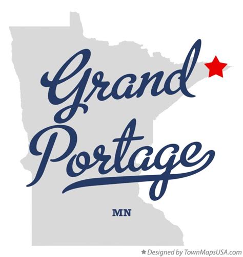 Map of Grand Portage, MN, Minnesota