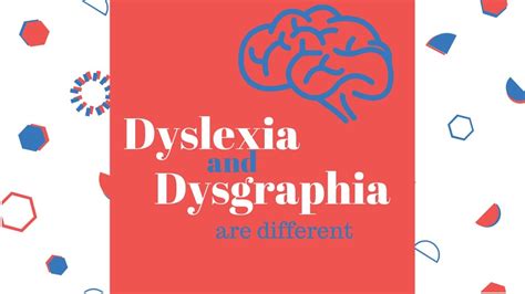 Dyslexia and Dysgraphia are Different - Lexercise