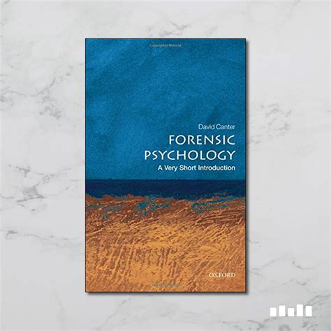 Forensic Psychology: A Very Short Introduction - Five Books Expert Reviews