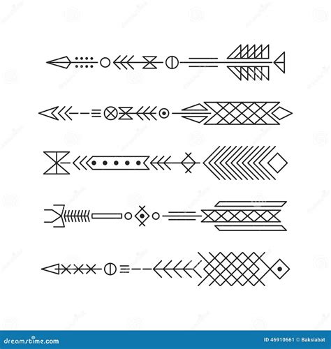 Flechas Del Inconformista Elementos Abstractos Para El Tatuaje Y ...