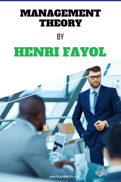 Management Theory by Henri Fayol | Management, Leadership skill ...