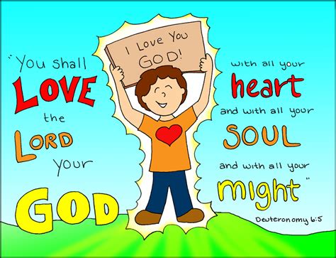 Doodle Through The Bible: Deuteronomy 6:5, "You shall love the Lord your God with all your heart