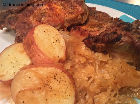 Country Style Ribs with Sauerkraut | dmarie-dining