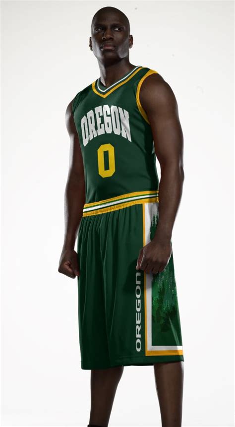 Oregon Ducks Deep In The Woods Basketball Uniform Concepts | Basketball ...