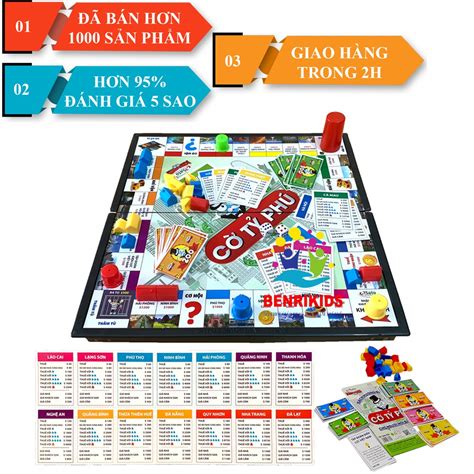 Combo Cờ Tỷ Phú Và Cờ Cá Ngựa Board Game Cho Cả Gia Đình Giải Trí Vui ...