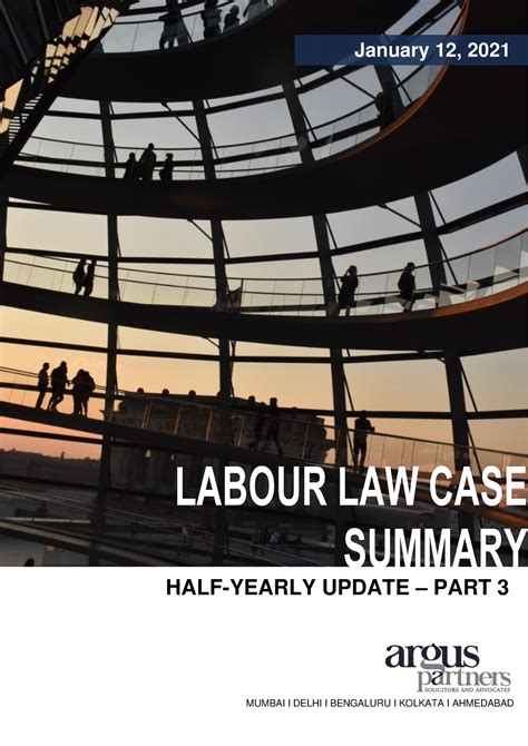 1610454786 Labour Law Case Summary (Half-yearly Update) Part 3 - ####### MUMBAI I DELHI I ...