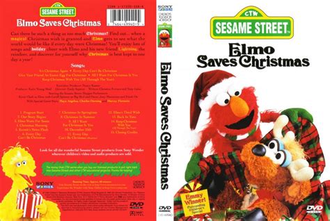 Elmo Saves Christmas - TV DVD Scanned Covers - 3048DVD Sesame Street Elmo Saves Christmas 14mm ...