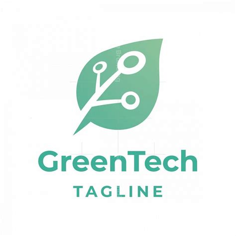 Green Tech Logo | Startup logo, ? logo, Tech logos