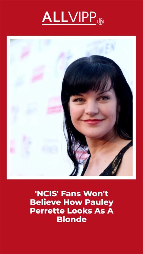 'NCIS' Fans Won't Believe How Pauley Perrette Looks As A Blonde ...