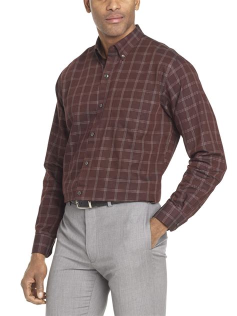 Van Heusen Wrinkle Free Printed Shirt - Walmart.com