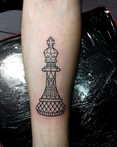 Bishop Chess Piece Tattoo