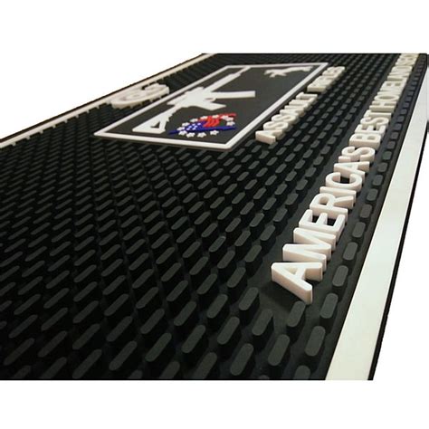 Custom Logo Soft PVC Rubber Bar Mats | PVC Creations