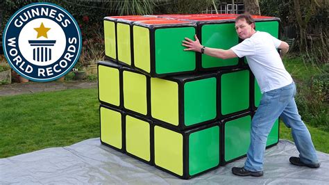 Largest Rubik's Cube - Guinness World Records - YouTube