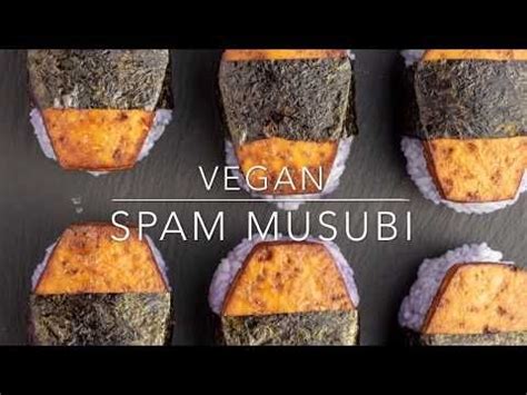 healthy organic vegan spam musubi that's dressed up for Halloween ...