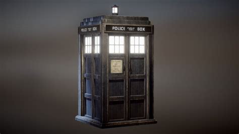 Tardis 10th Doctor Fan Art - 3D model by Patrizio Scherini (@patrizioscherini) [bebd841] - Sketchfab