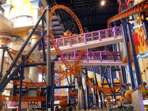 A rollercoaster inside a shopping center. And a big one at that! Kuala Lumpur | Shopping center ...