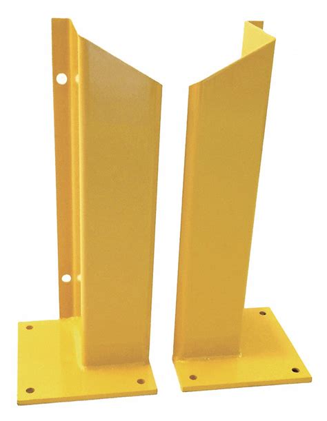 POST GUARD 10"W x 48"H Steel Door Track Guard - 29TH85|STGWM-48YL - Grainger