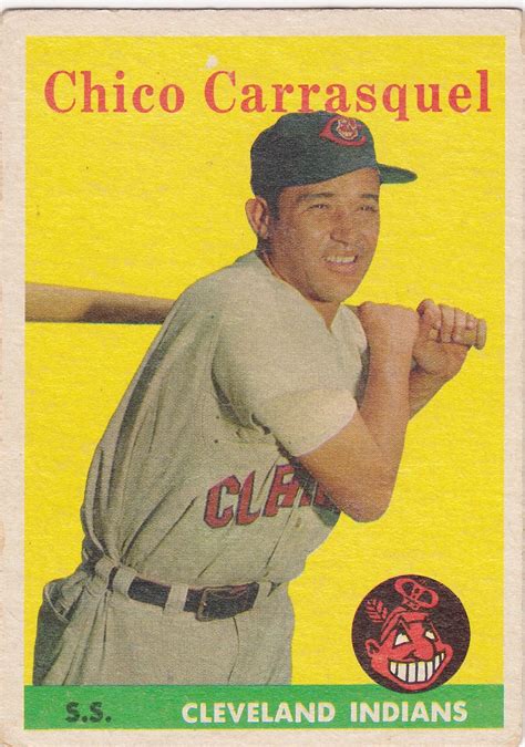 Talking Heads: The Topps 1958 Baseball Set: #55 Chico Carrasquel