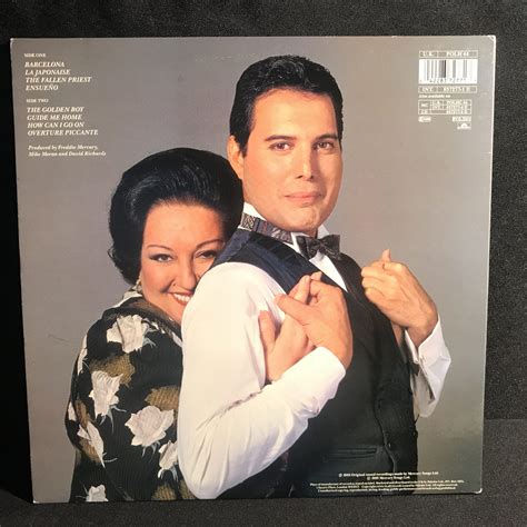 Freddie Mercury, Montserrat Caballé - Barcelona LP 1988 Gatefold ...