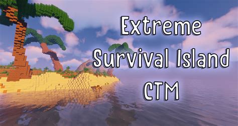 Download «Extreme Survival Island» (18 mb) map for Minecraft