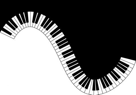 Klavier-Tastatur-Waves-Karte Kostenloses Stock Bild - Public Domain ...