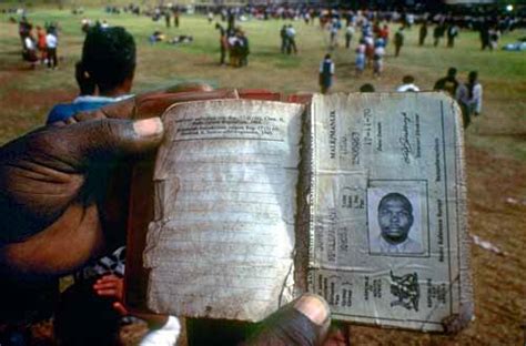 Apartheid-Era Passbook