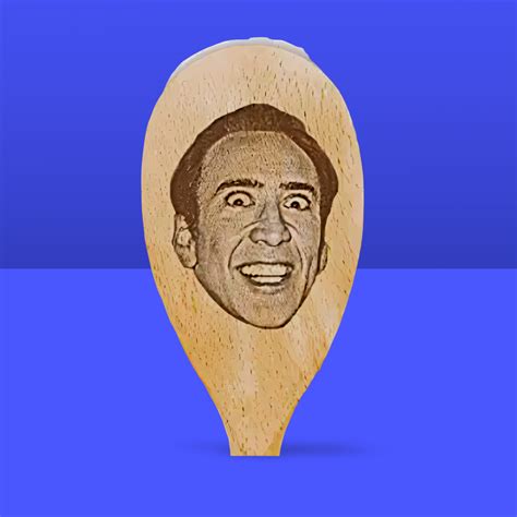 Nicolas Cage Wooden Spoon.