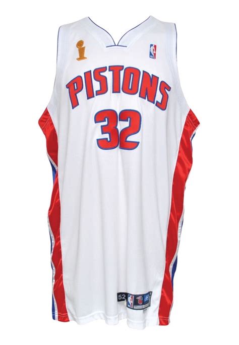 Lot Detail - 2004-05 Rip Hamilton Detroit Pistons NBA Finals Game-Used Home Jersey