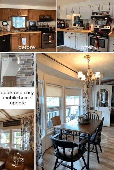 MOBILE HOME REMODEL BEFORE AND AFTER