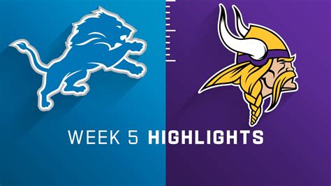 Detroit Lions vs. Minnesota Vikings highlights | Week 5