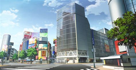 Shibuya - Visual Novel Background by giaonp in 2021 | Anime scenery, Episode interactive ...