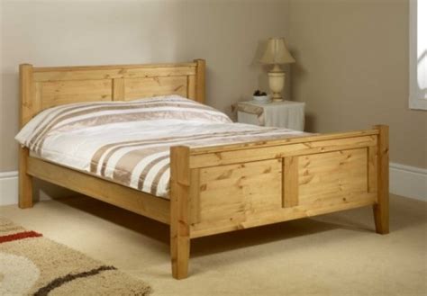 Pine double bed | King size bed frame