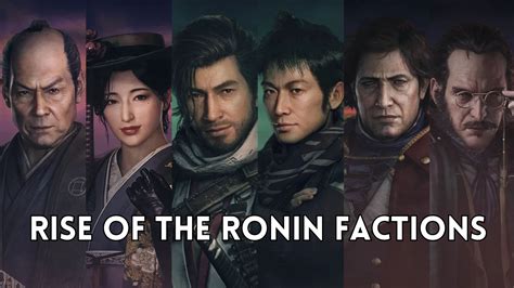 Get to know Rise of the Ronin's characters, factions