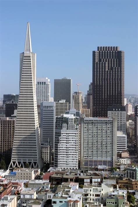 Two Tallest Buildings In San Francisco Editorial Stock Photo - Image of ...