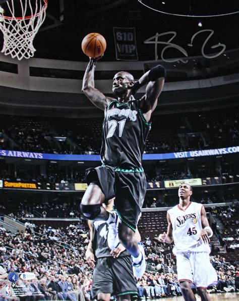 Kevin Garnett Autographed Minnesota Timberwolves 16×20 Photo BAS 26788 ...