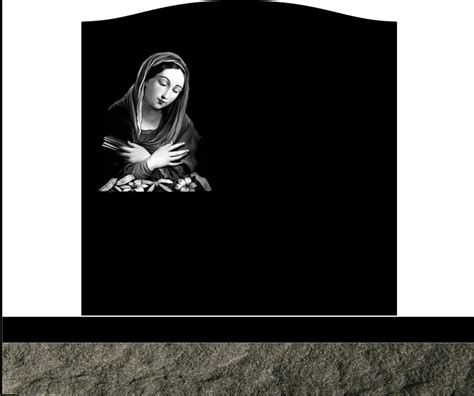 Headstone Black Granite Single Engraving Included Ships - Etsy