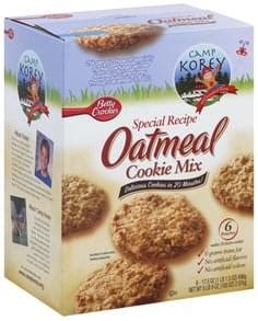 Betty Crocker Special Recipe Oatmeal Cookie Mix - 6 ea, Nutrition Information | Innit