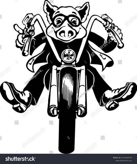 Hog Rider Cartoon Vector Illustration Stock Vector (Royalty Free) 2223626579 | Shutterstock