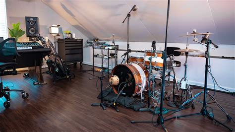 RECORDING DRUMS in the NEW Home Studio Setup - YouTube