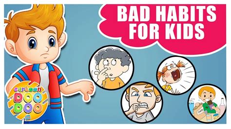 Bad Habits Kids Need To Stop | Bad Manners for Children | Educational ...