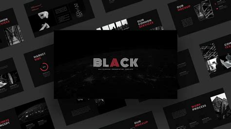 Dark Theme Presentation Templates for Google Slides - Slidekit